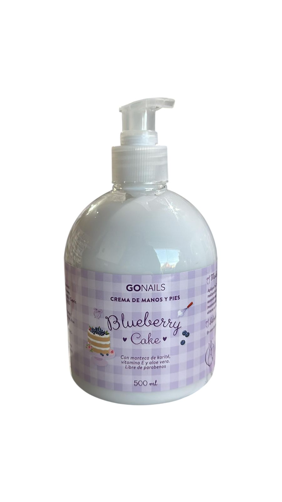 Crema Blueberry Cake 500ml Go Nails