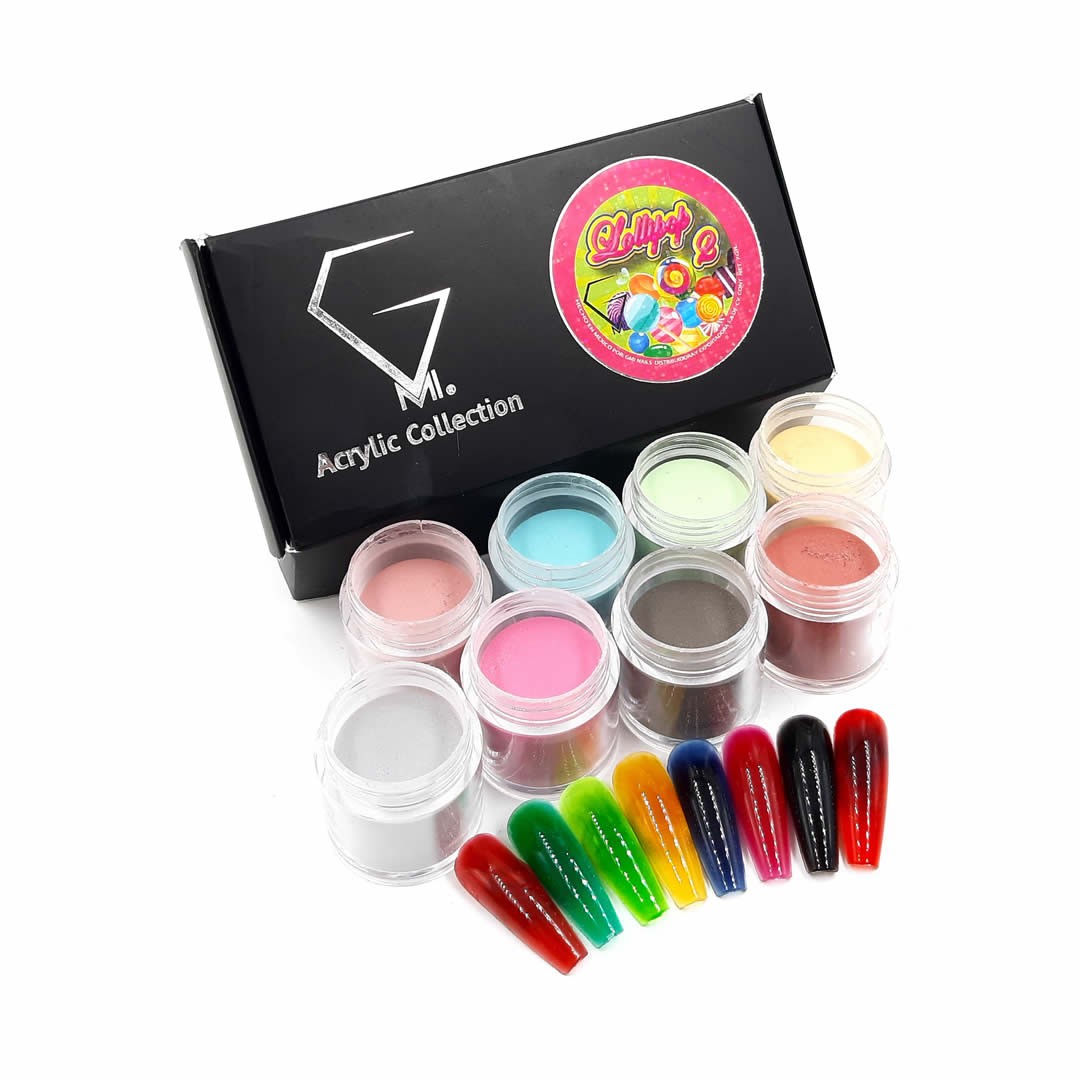 Colección Polimeros Lollipop 2 8ud GMI