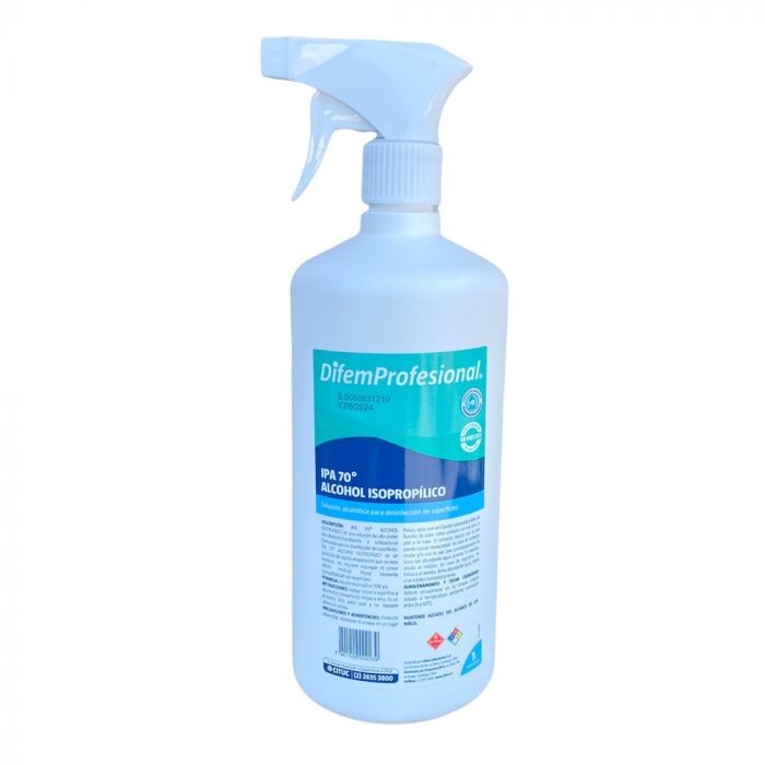 ALCOHOL ISOPROPÍLICO 70° 1 L DIFEMPHARMA