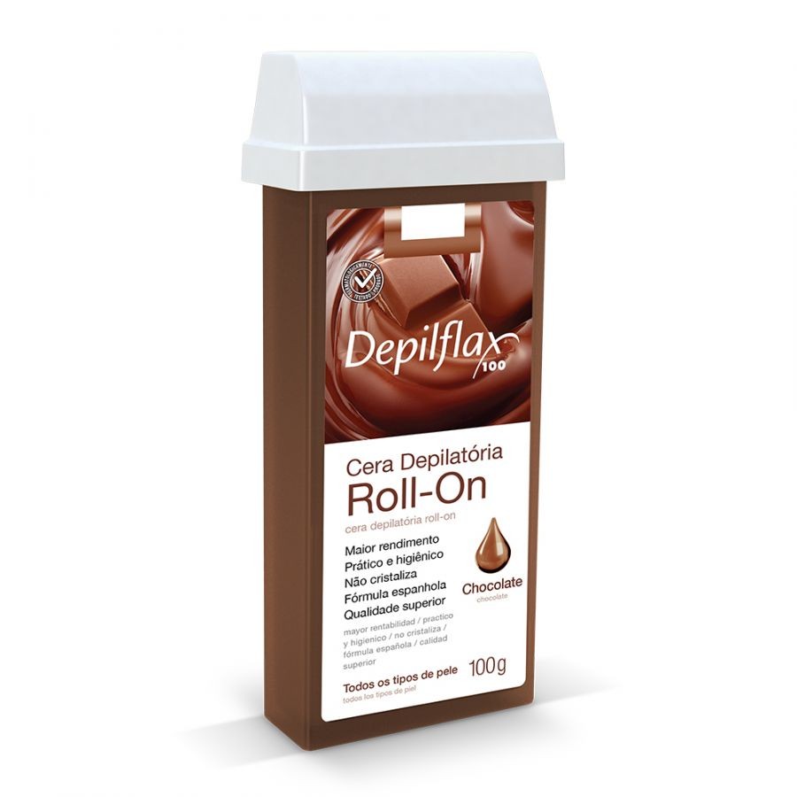 Cera Roll On Chocolate Depilflax