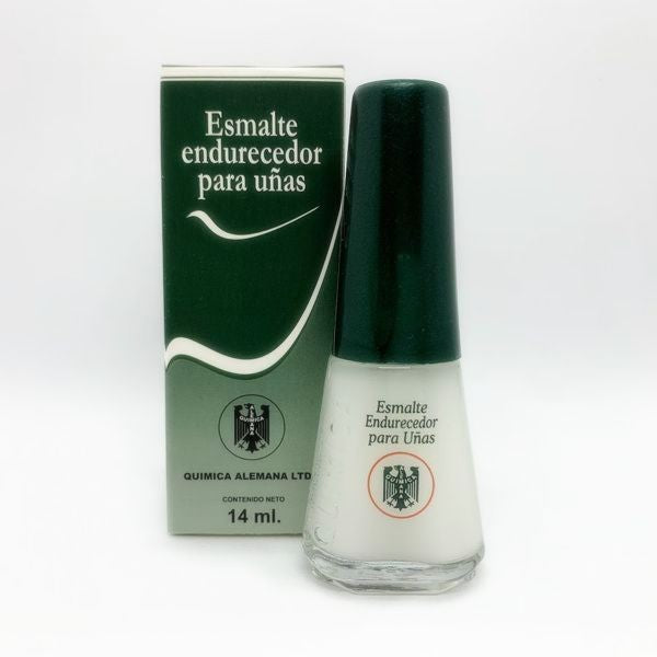 ESMALTE ENDURECEDOR PARA UÑAS 14ML QUIMICA ALEMANA