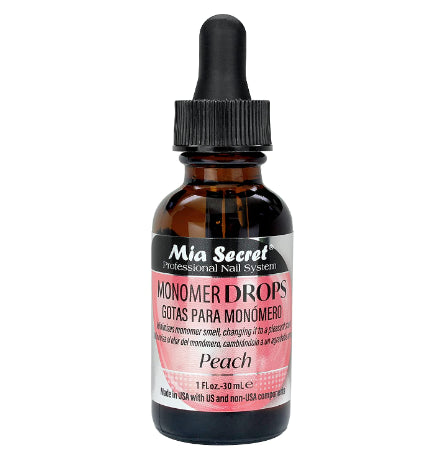 Gotas para monomero peach 30ml Mia secret