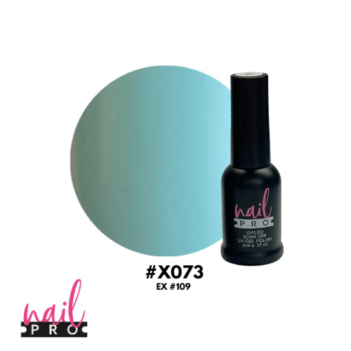 X073 Verde agua Pastel 8ml Nail Pro