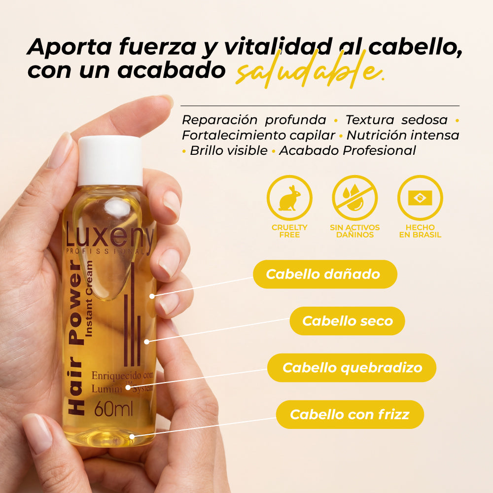 Hair Power Reparación Capilar 60ml Luxeny