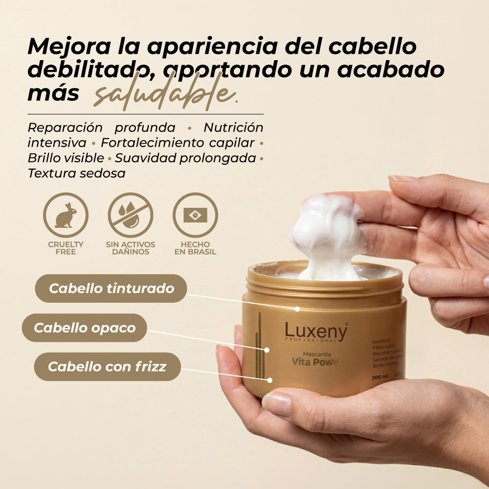 Mascarilla Vita Power 300ml Luxeny