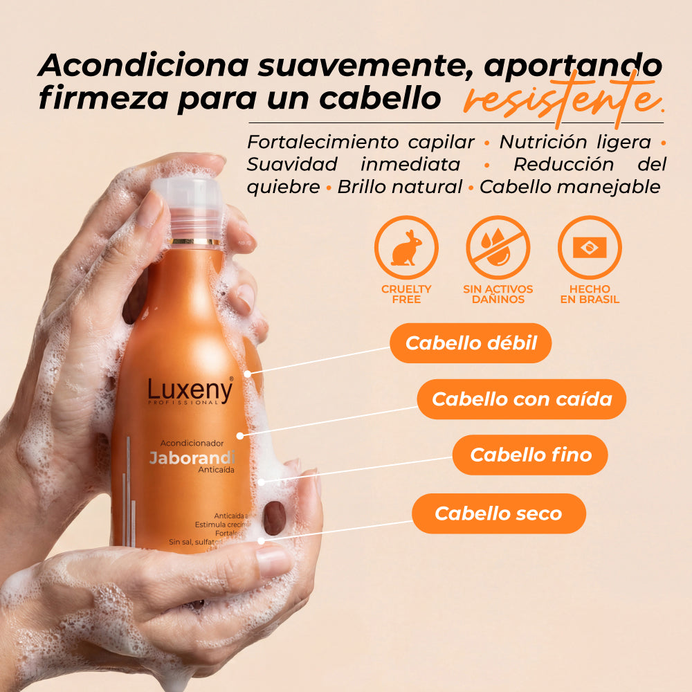 Acondicionador Anticaída Jaborandi 300ml Luxeny