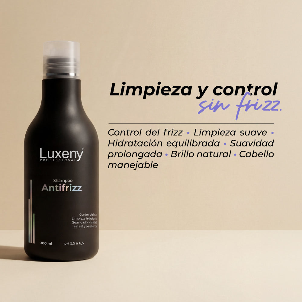 Shampoo Antifrizz 300ml Luxeny