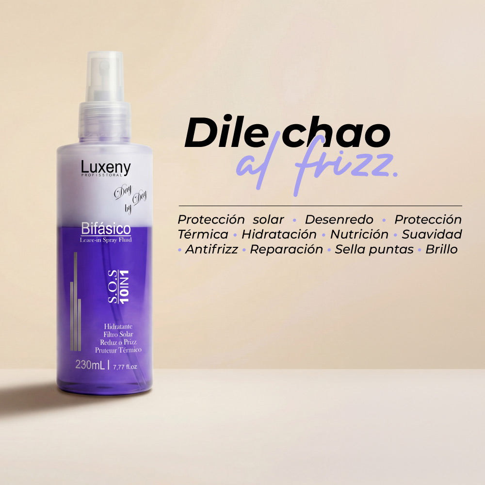 Spray Bifásico 10 en 1 230ml Luxeny