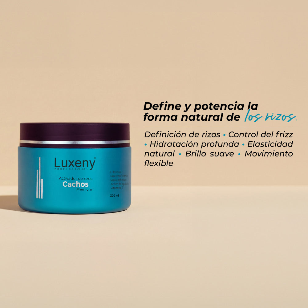 Activador de Rizos Termoactivo 300ml Luxeny