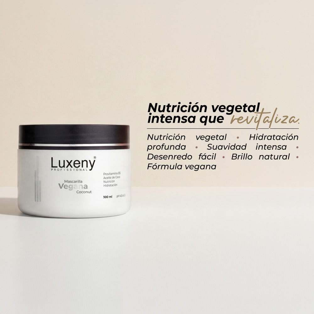 Mascarilla Vegana Coconut 300ml Luxeny