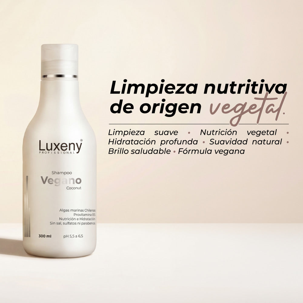 Shampoo Vegano Coconut 300ml Luxeny