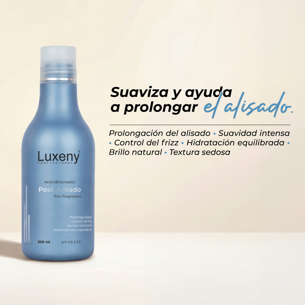 Acondicionador Post Alisado 300ml Luxeny