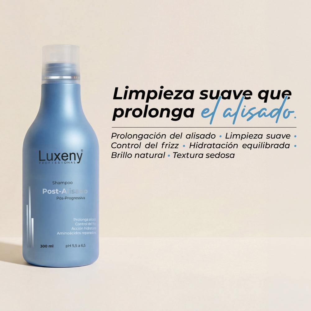 Shampoo Post Alisado 300ml Luxeny