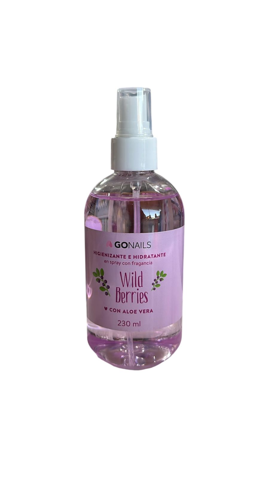 Higienizante Spray Wild Berries 230ml Go Nails