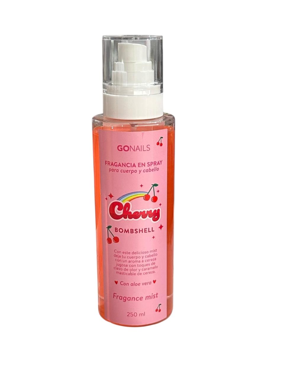 Fragancia Corporal Cherry Bombshell 250ml Go Nails