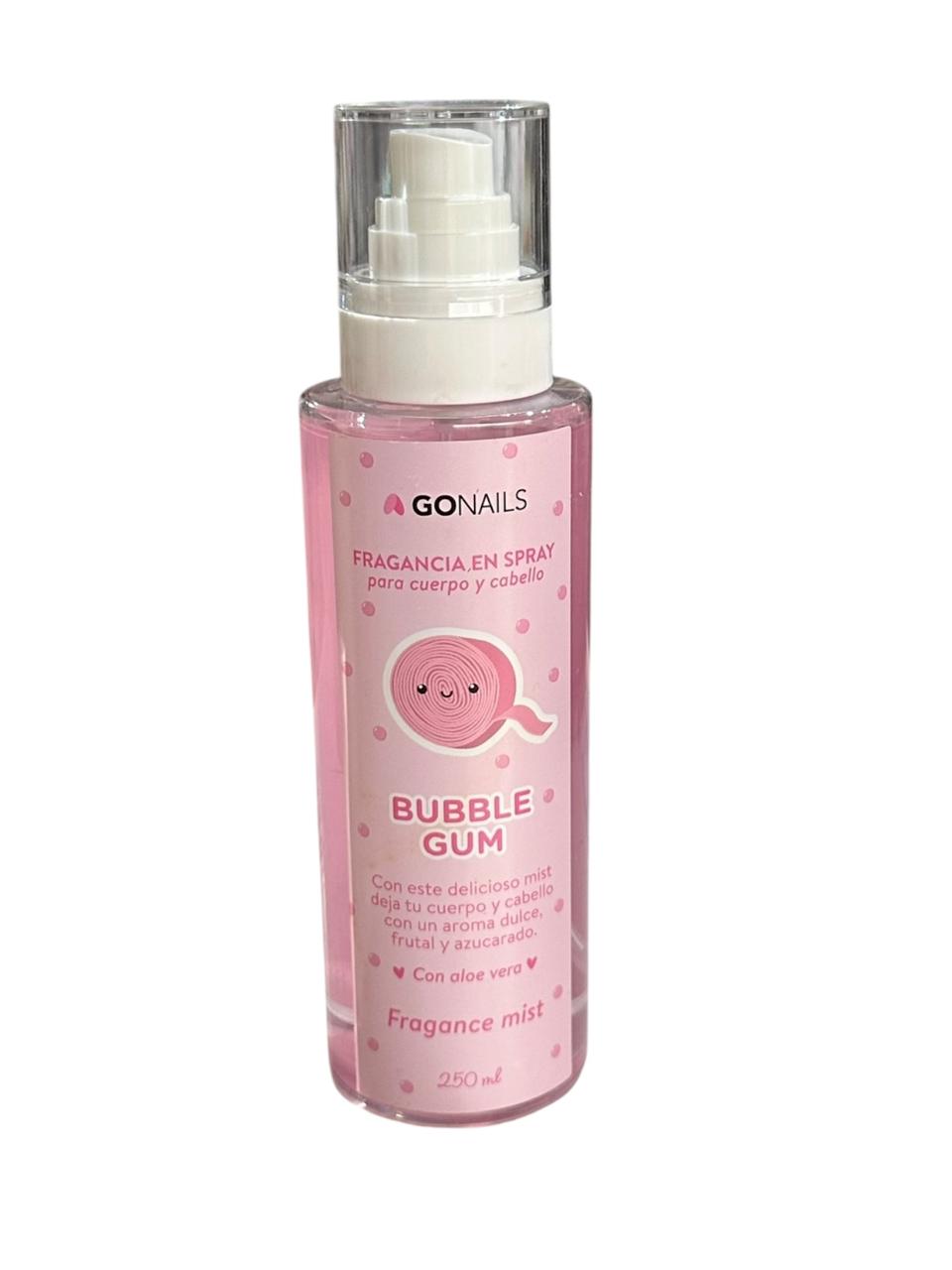 Fragancia Corporal Bubble Gum 250ml Go Nails