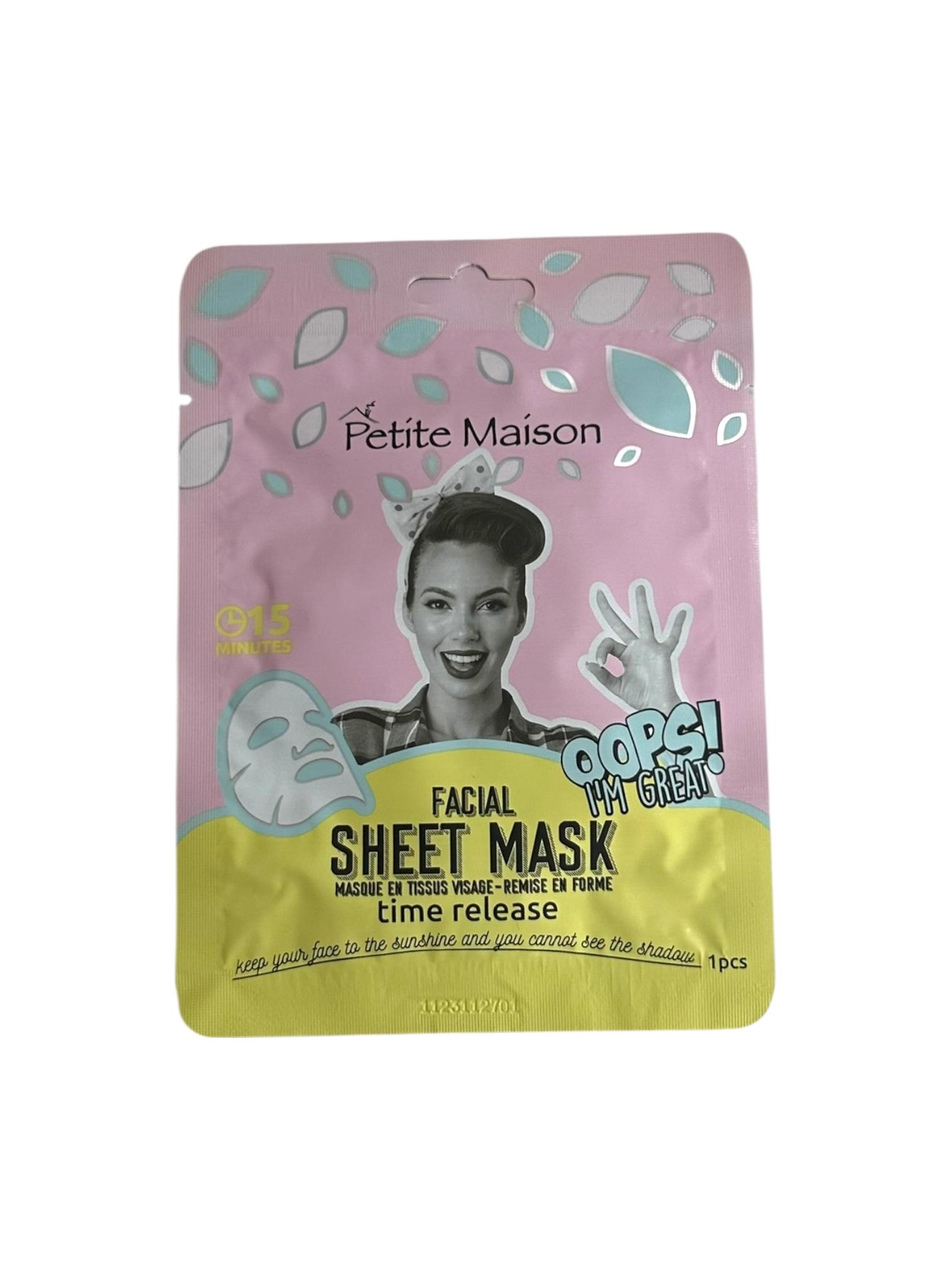 Mascarilla Facial Con Colageno Time Release 25ml Petite Maison