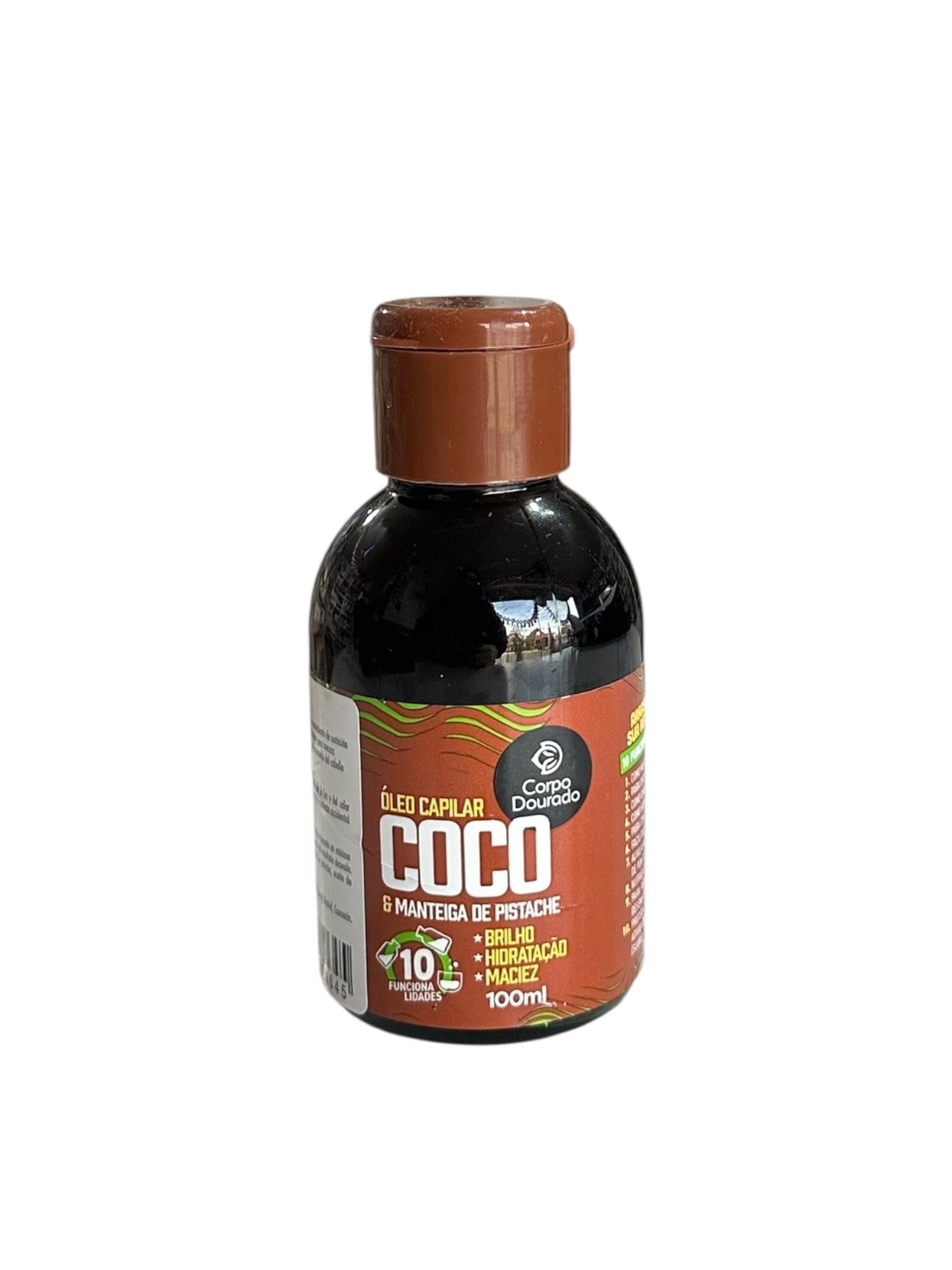 Aceite Capilar de Coco 100ml Corpo Dourado