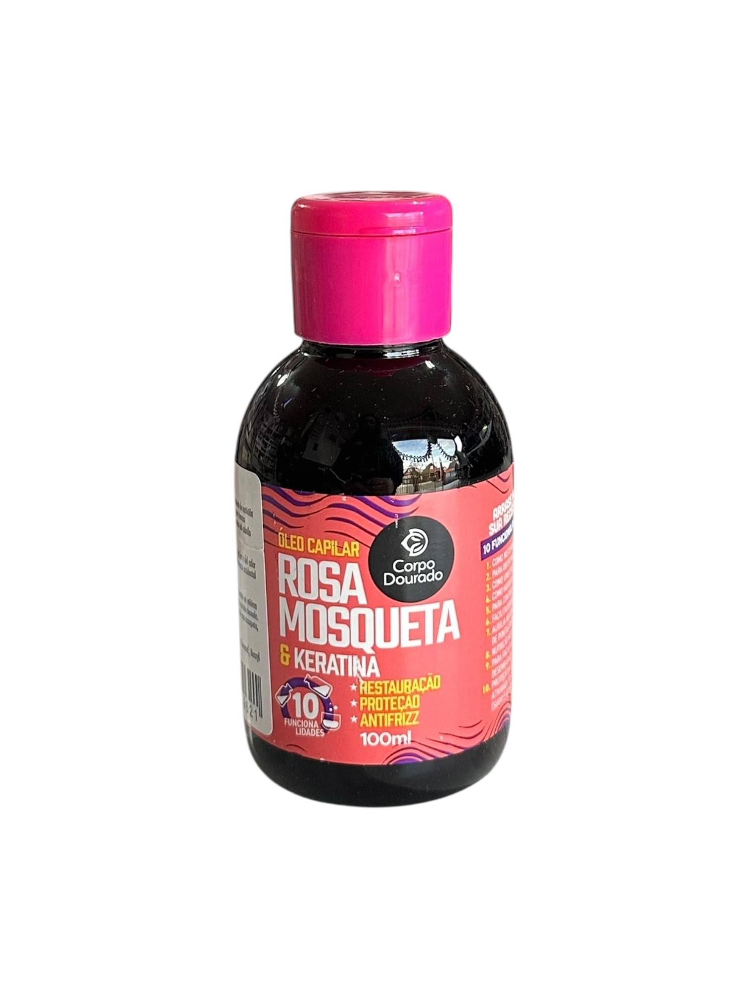 Aceite Capilar De Rosa Mosqueta 100ml Corpo Dourado