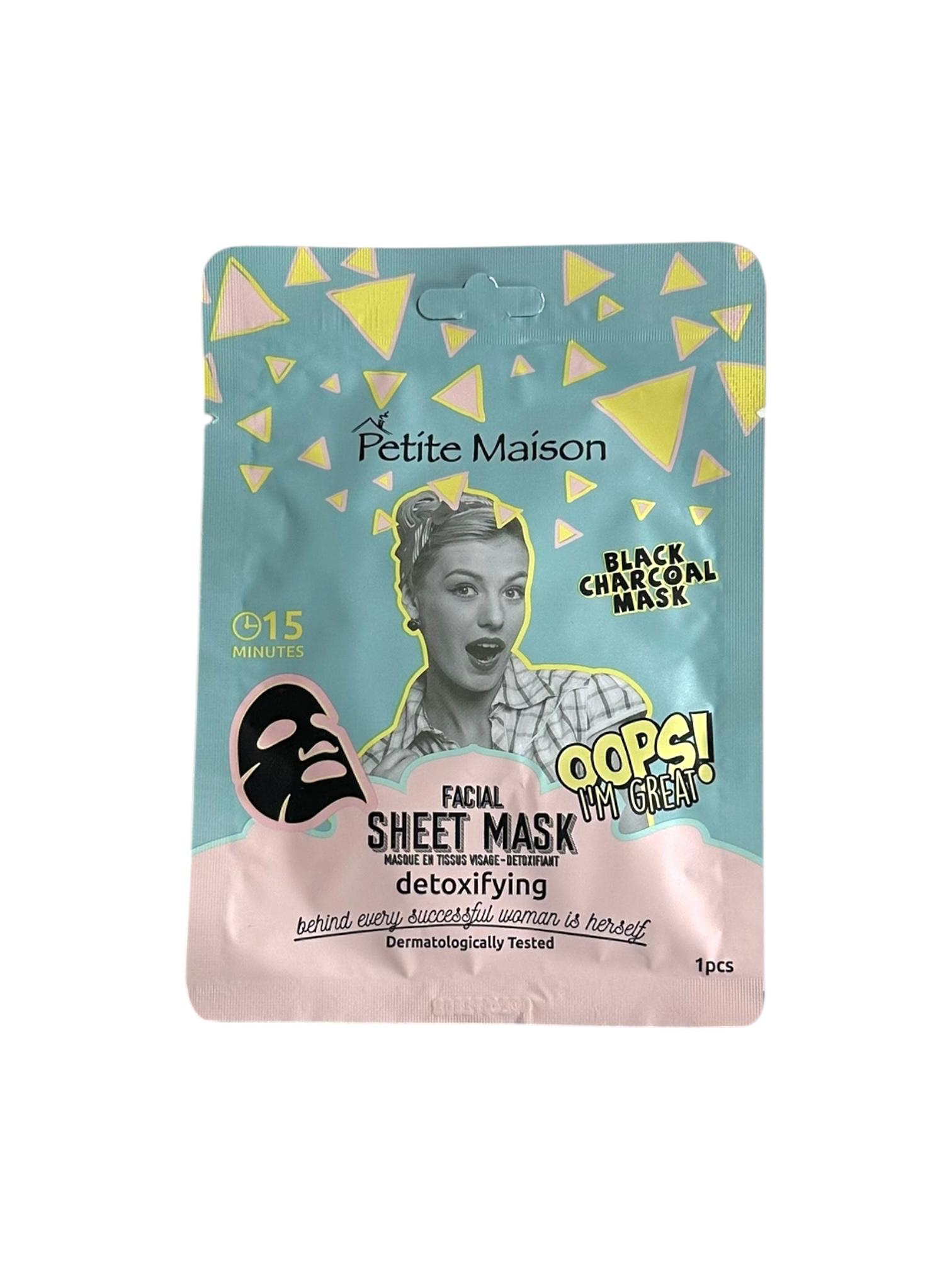 Mascarilla Facial Detox Minimizadora De Poros 25ml Petite Maison