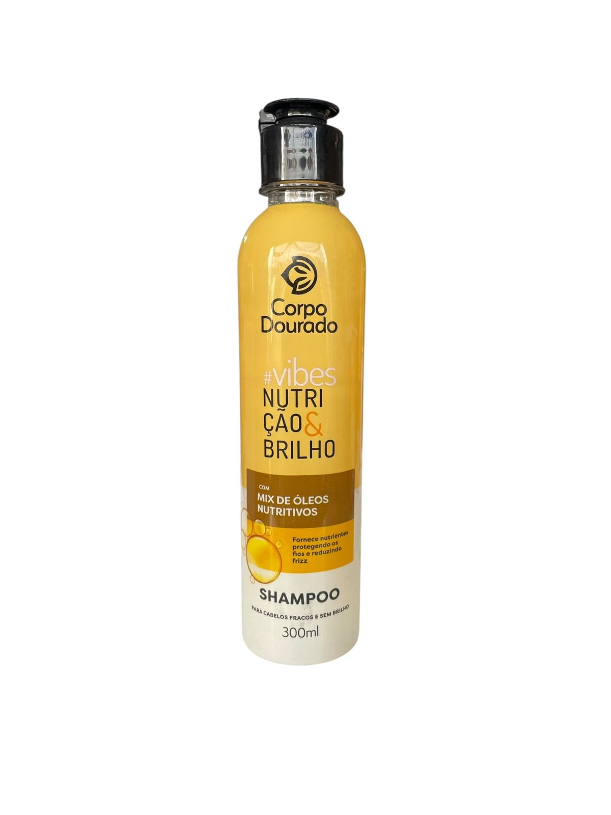 Shampoo Vibe Nutricao 300ml Corpo Dourado
