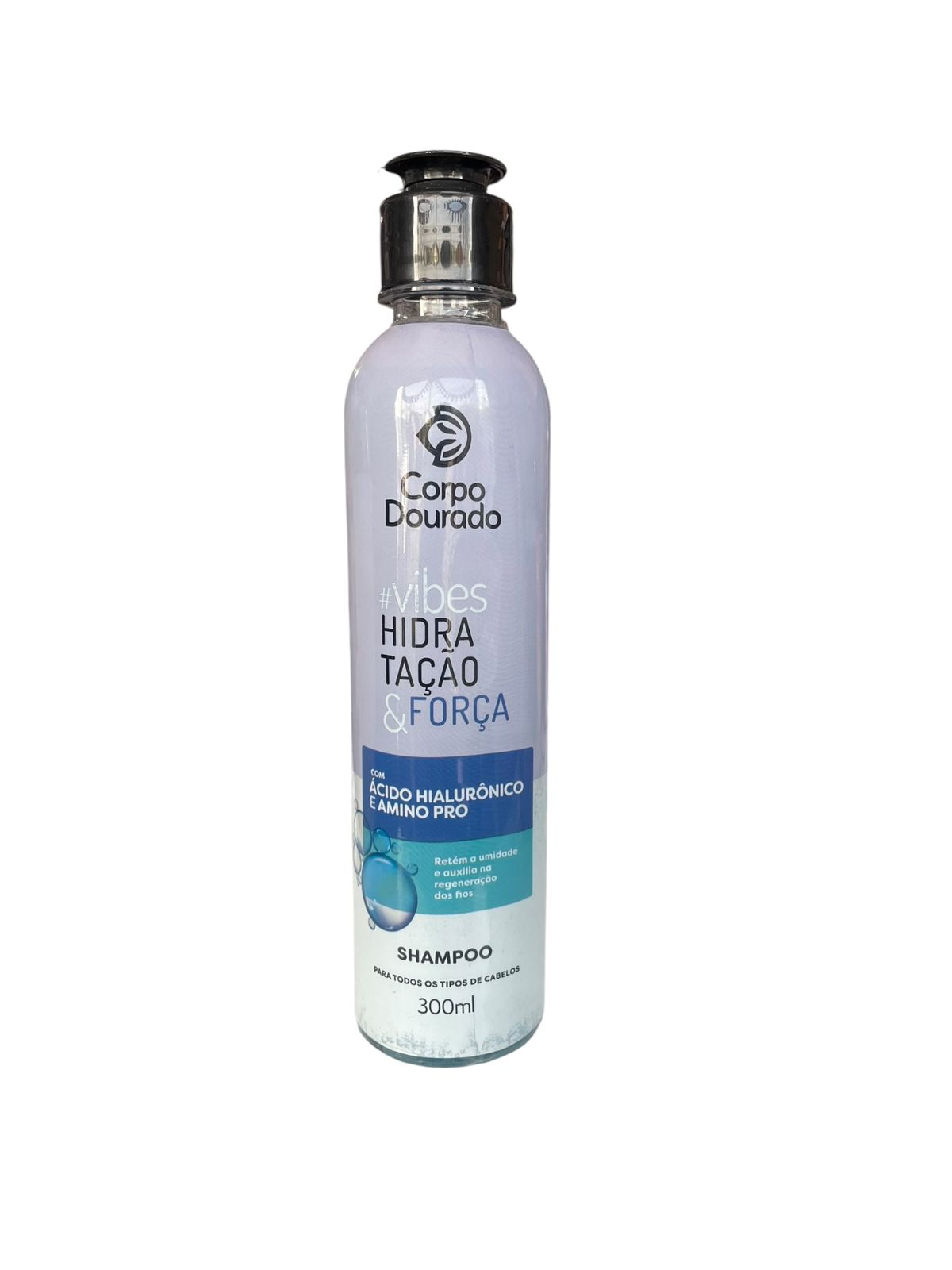 Shampoo Vibe Hidratacao 300ml Corpo Dourado