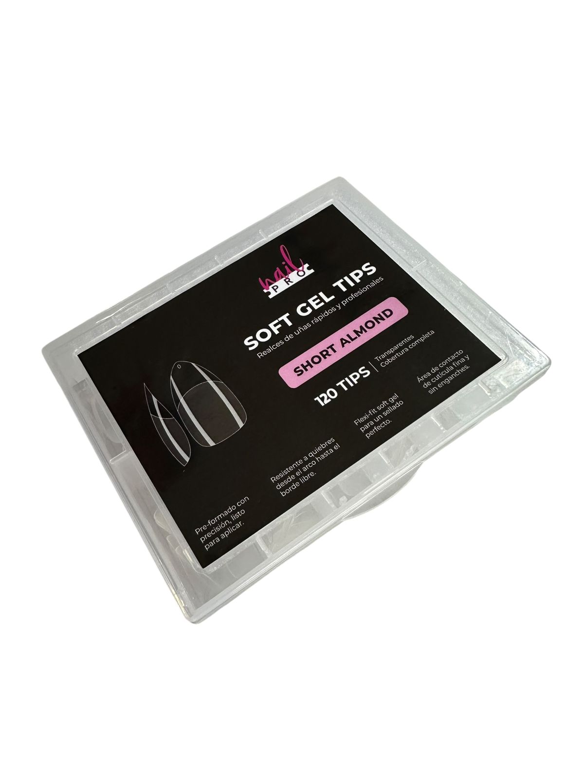 Soft Gel Tips Short Almond 110 UD Nail Pro