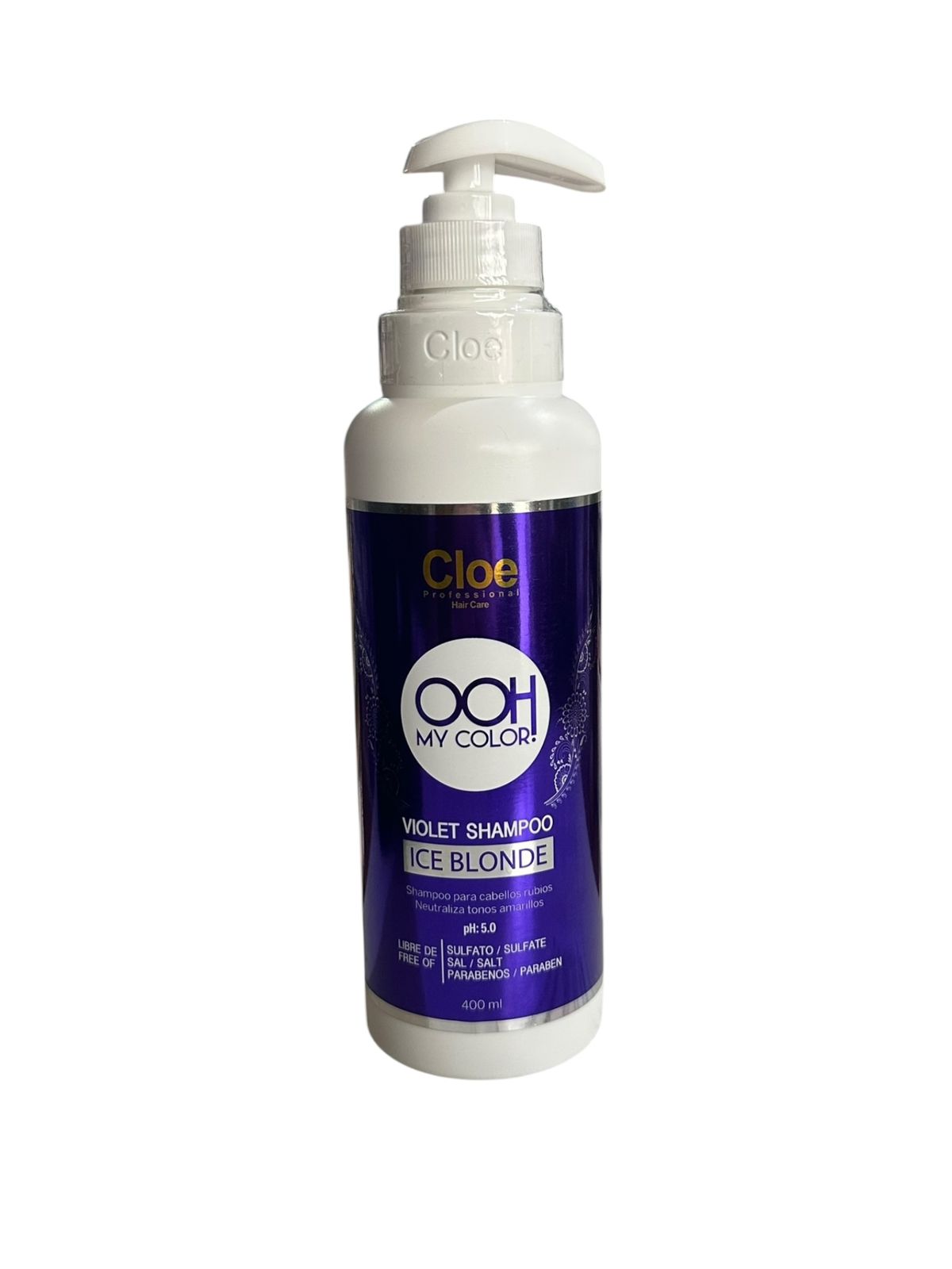 Shampoo Violeta Ice Blonde 400ml Cloe