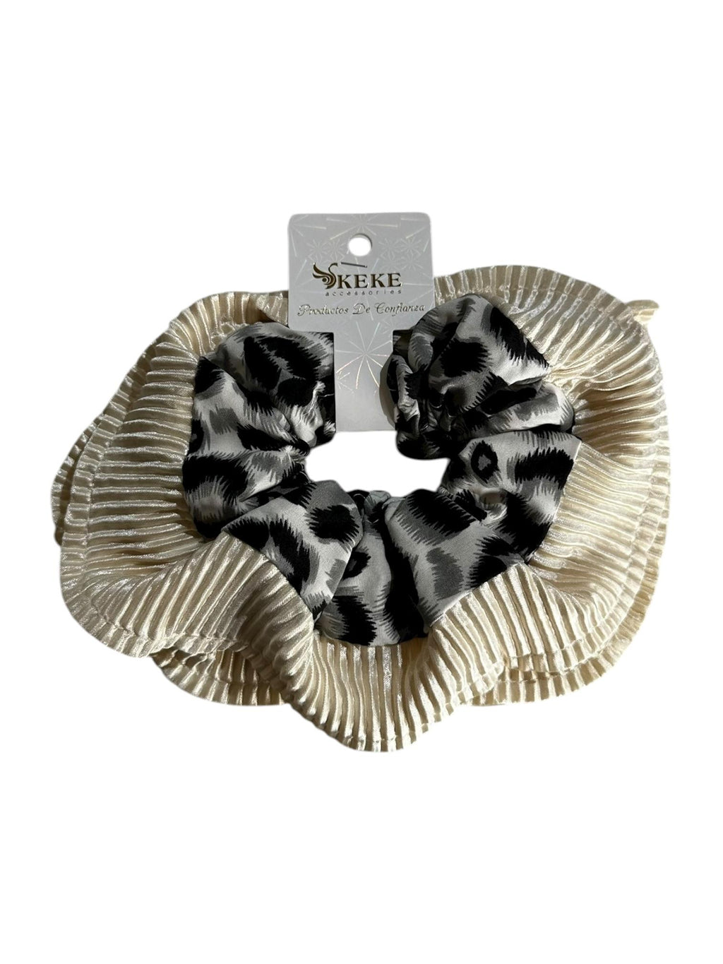 Colet scrunchies estampado animal print 20cm