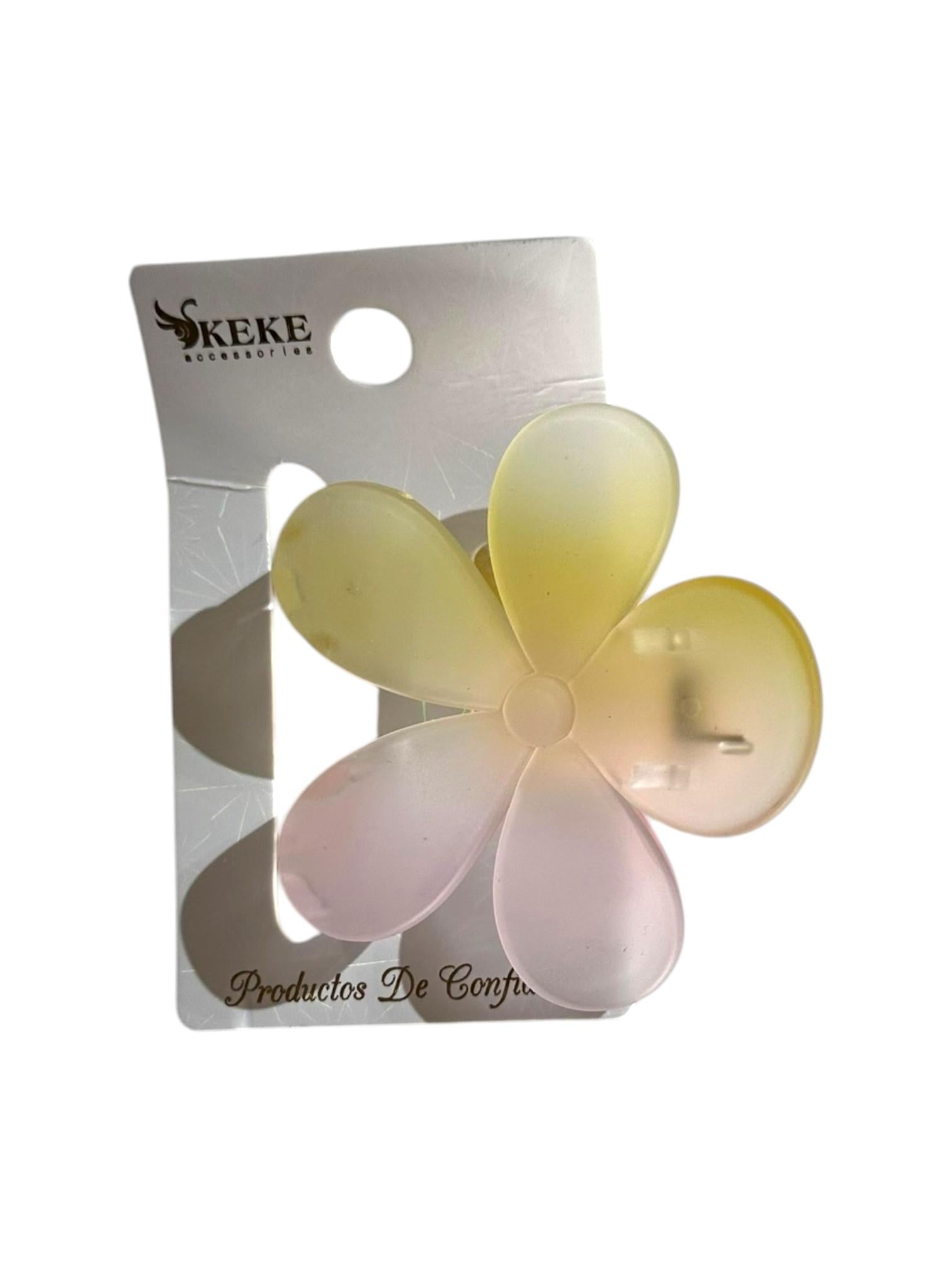 Pinza flor hawaiana mate