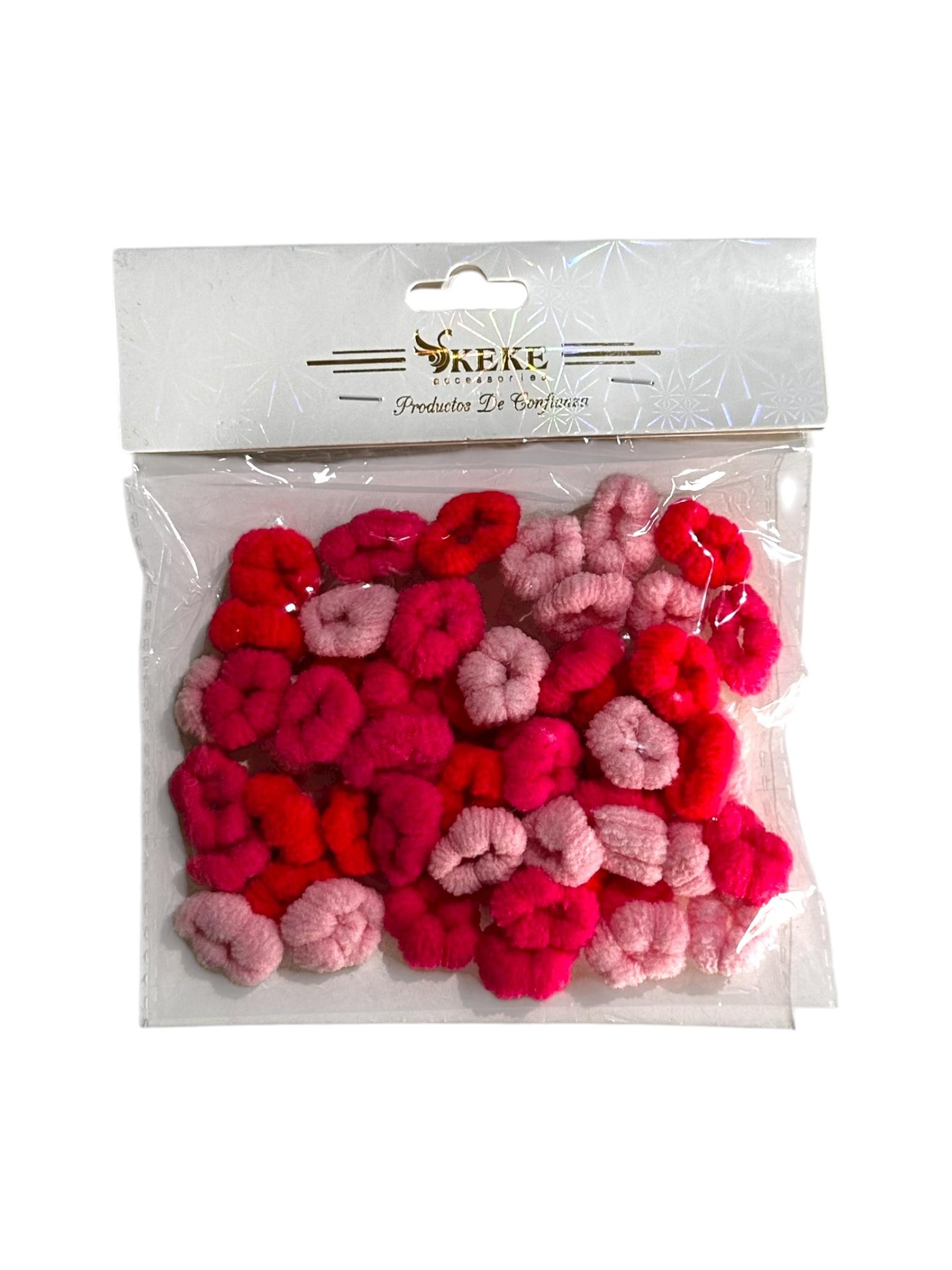 Mini colet rosado 50ud 2.5cm