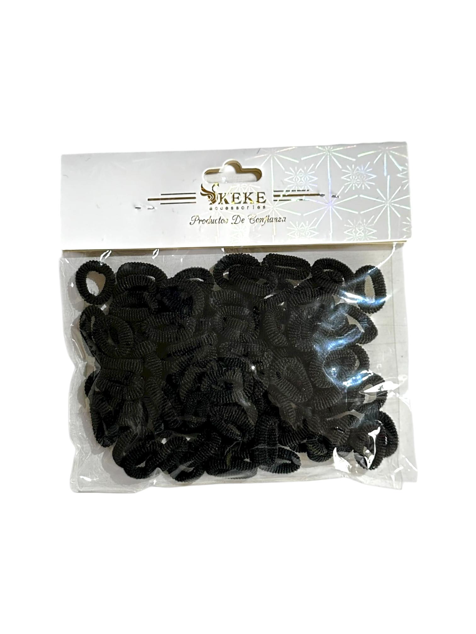 Mini colet negro 100ud 2cm
