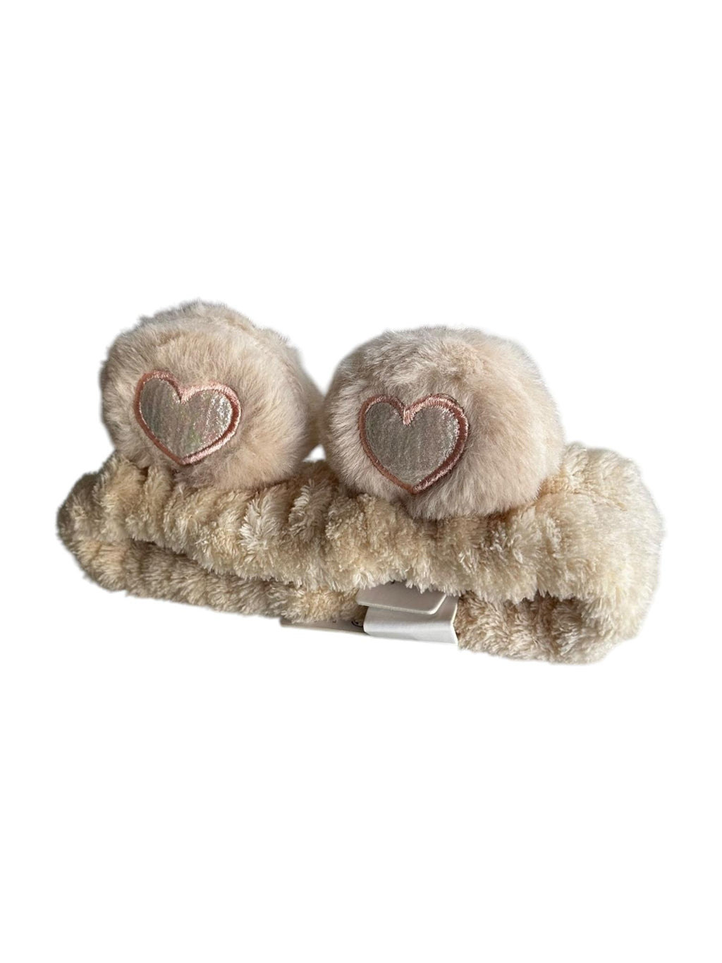 Cintillo de orejas de oso para maquillaje