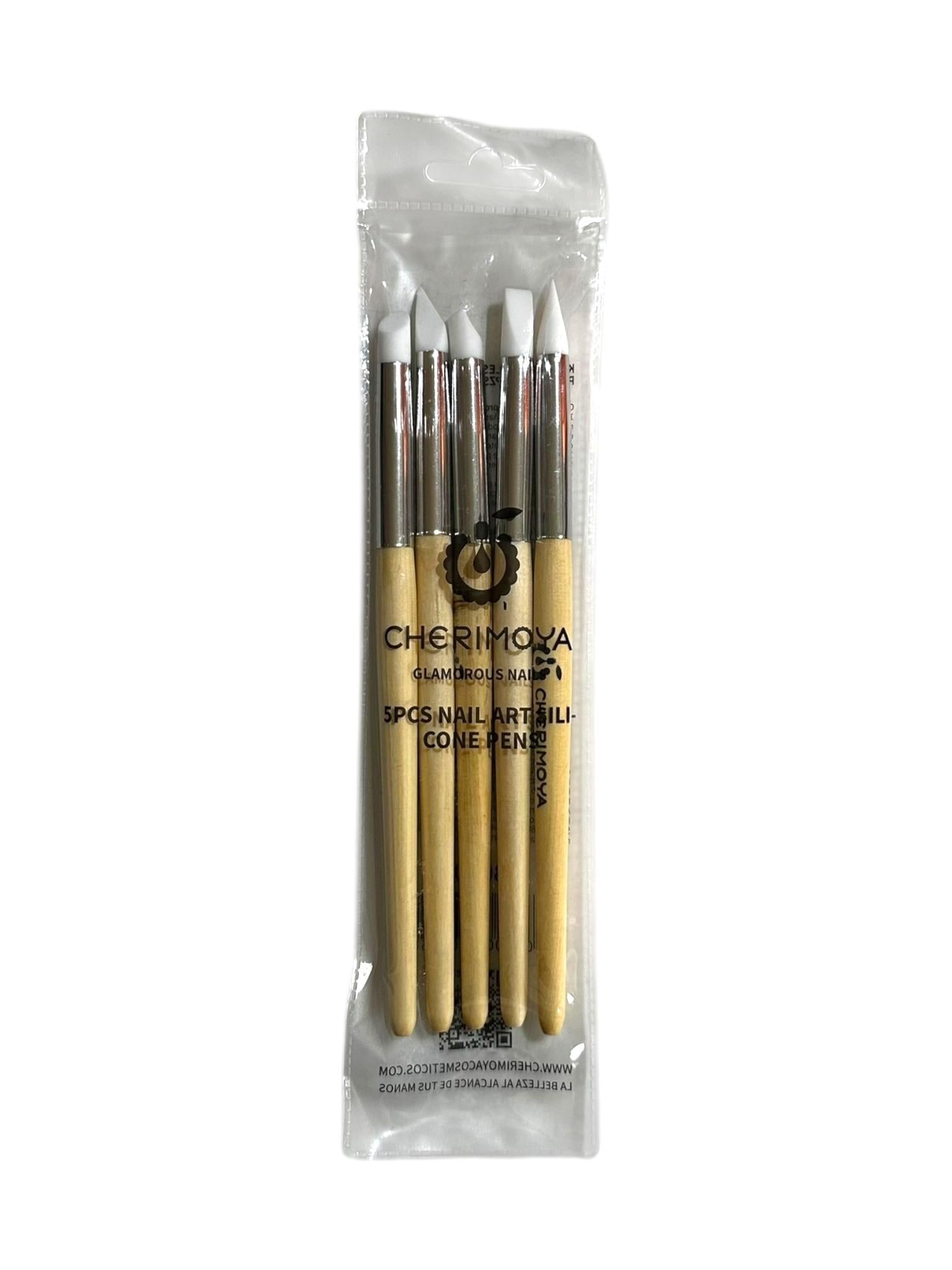 Set Pinceles Silicona 5 pcs Cherimoya