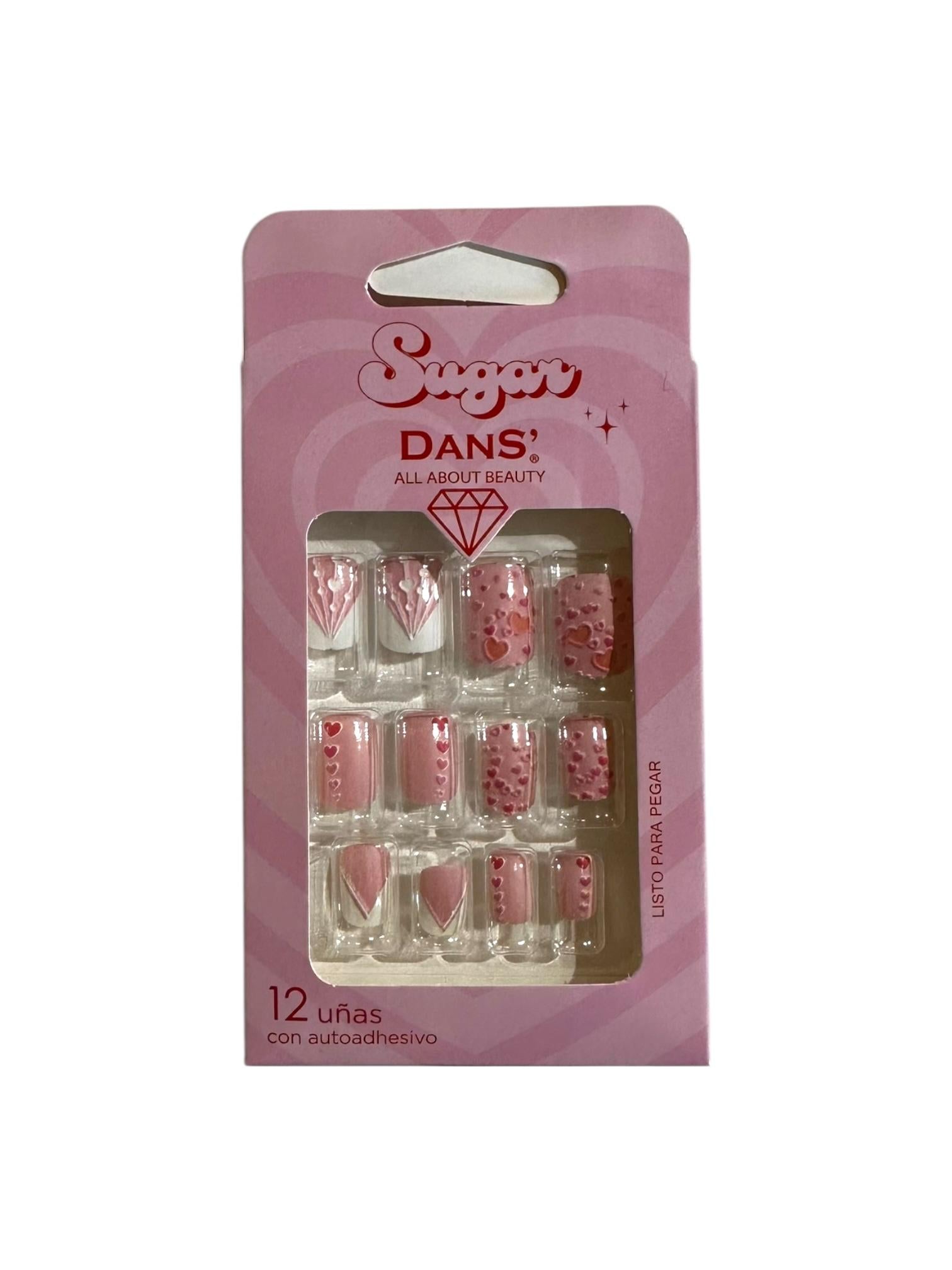 Set De Uñas Postizas Sugar Dans