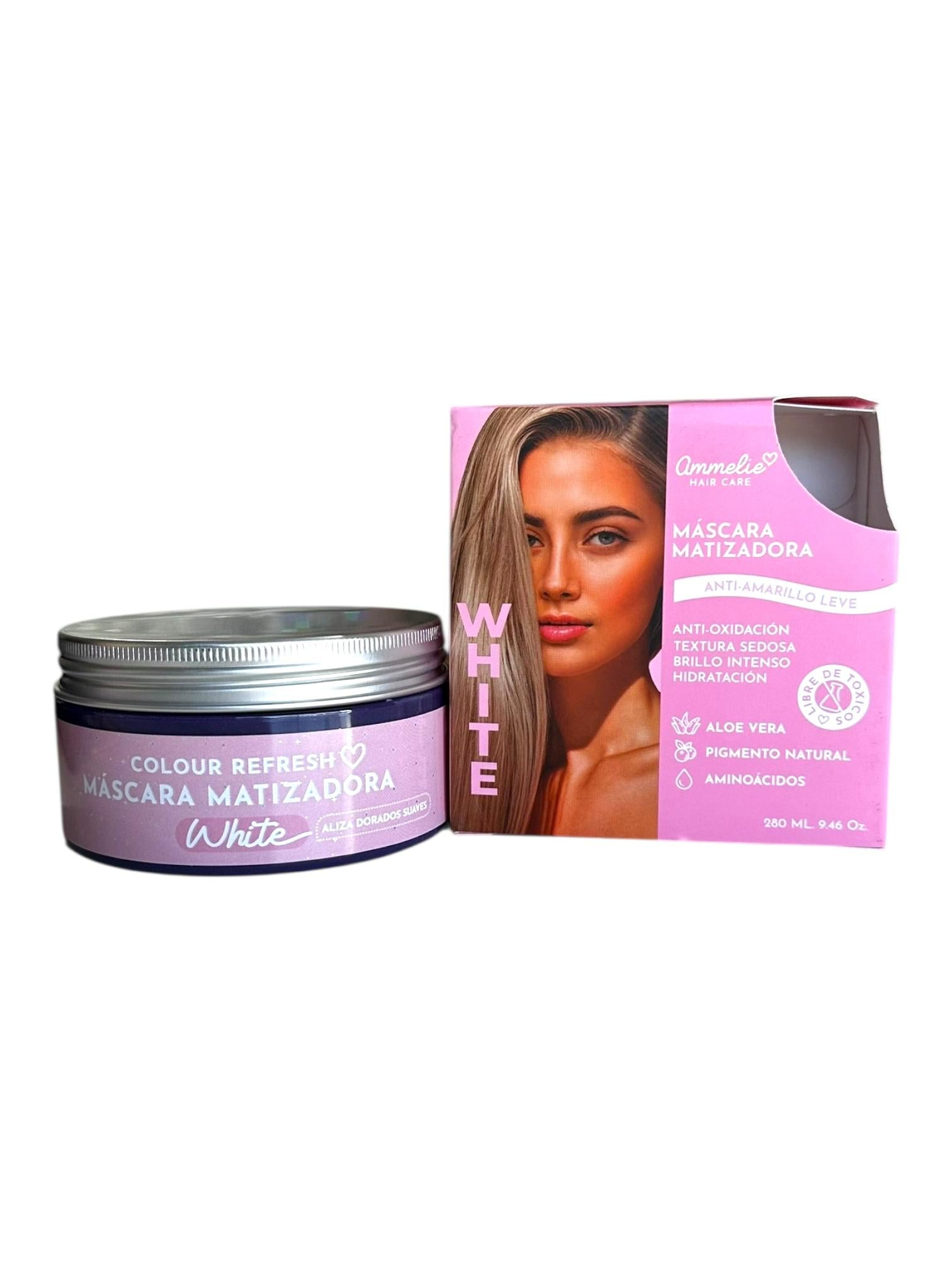 Mascarilla Matizadora White 280ml Ammelie