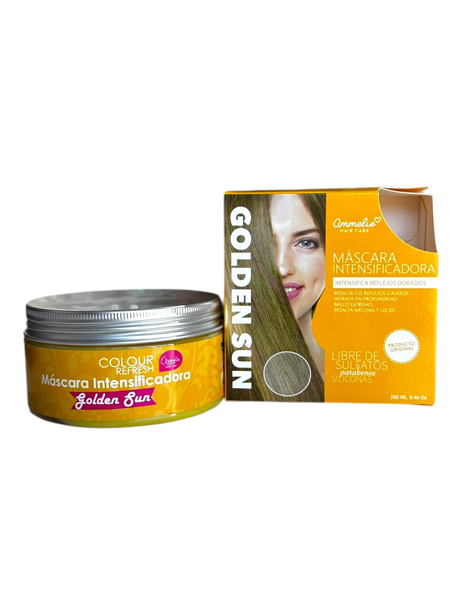 Mascarilla Intensificadora Golden Sun 280ml Ammelie