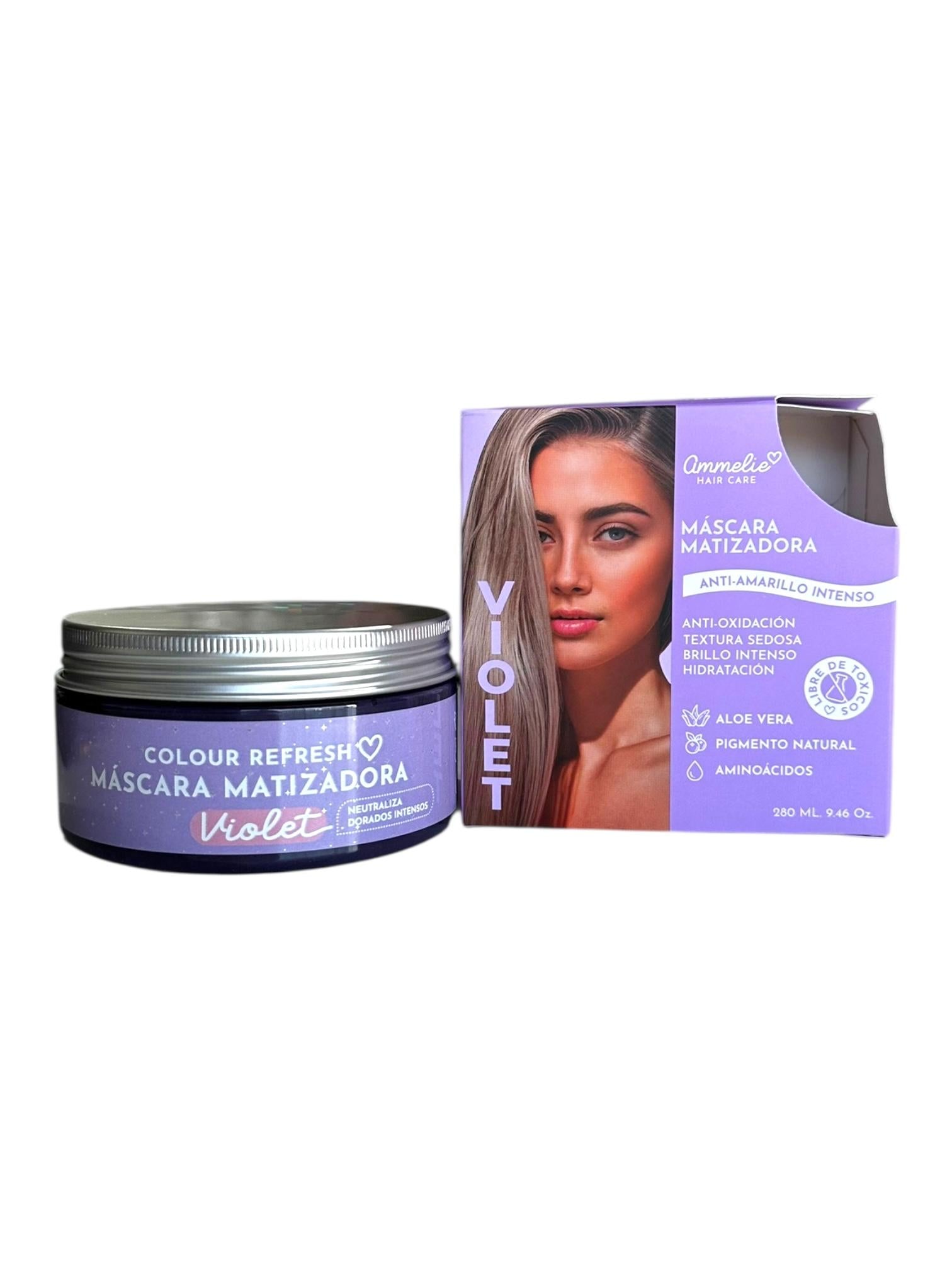 Mascarilla Matizadora Violeta 280ml Ammelie