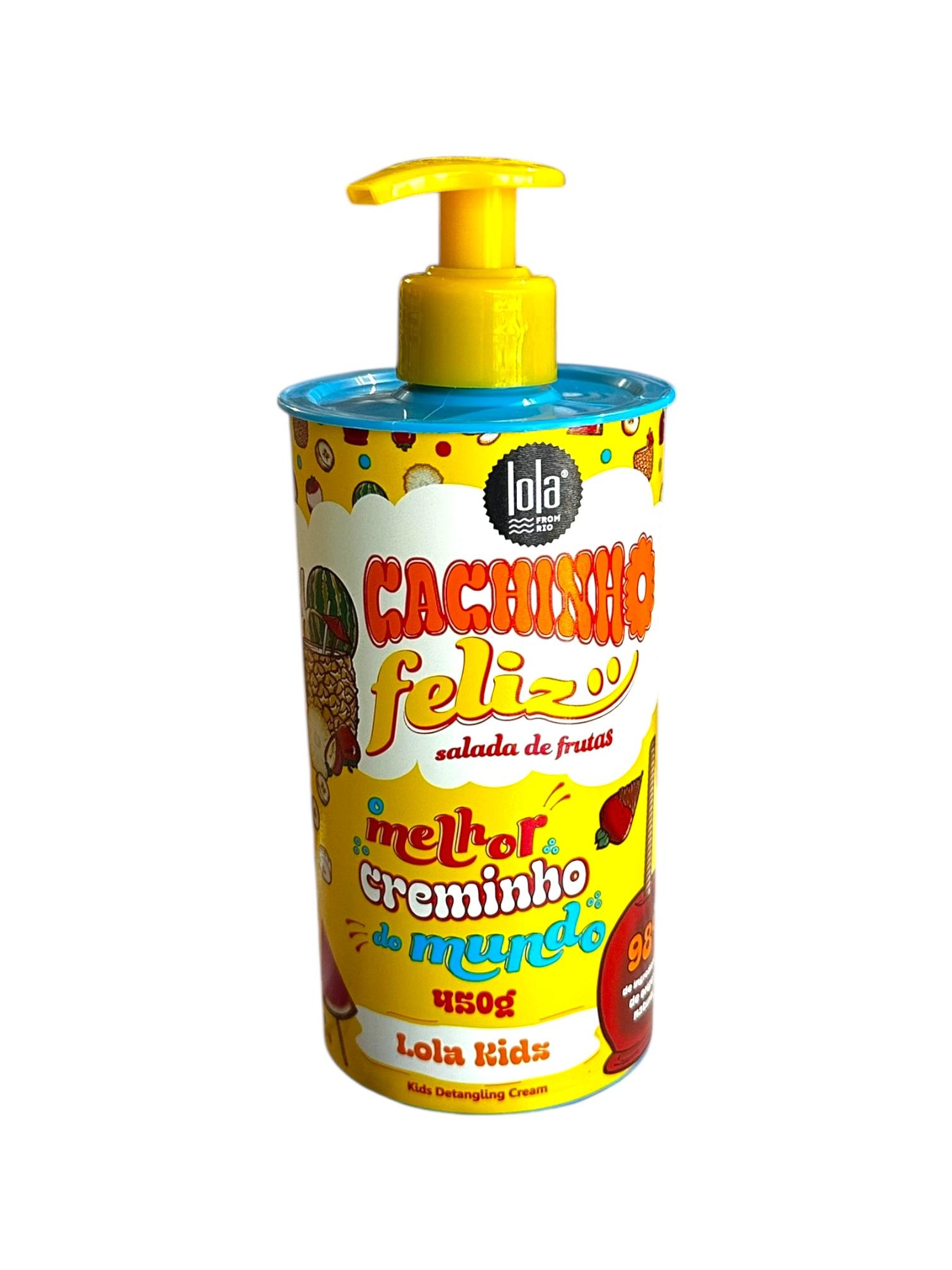 Crema Para Peinar Kids Ensalada De Frutas Cachinho Feliz450g Lola Cosmetics