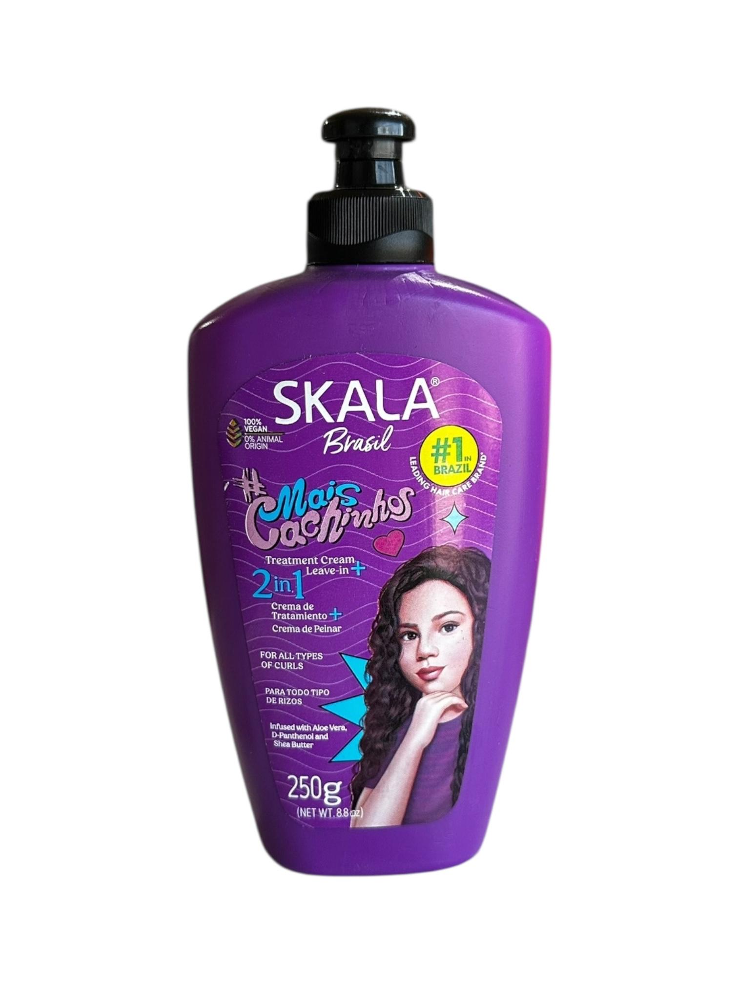 Crema Para Peinar 2 en 1 Mais Cachinhos 250gr Skala