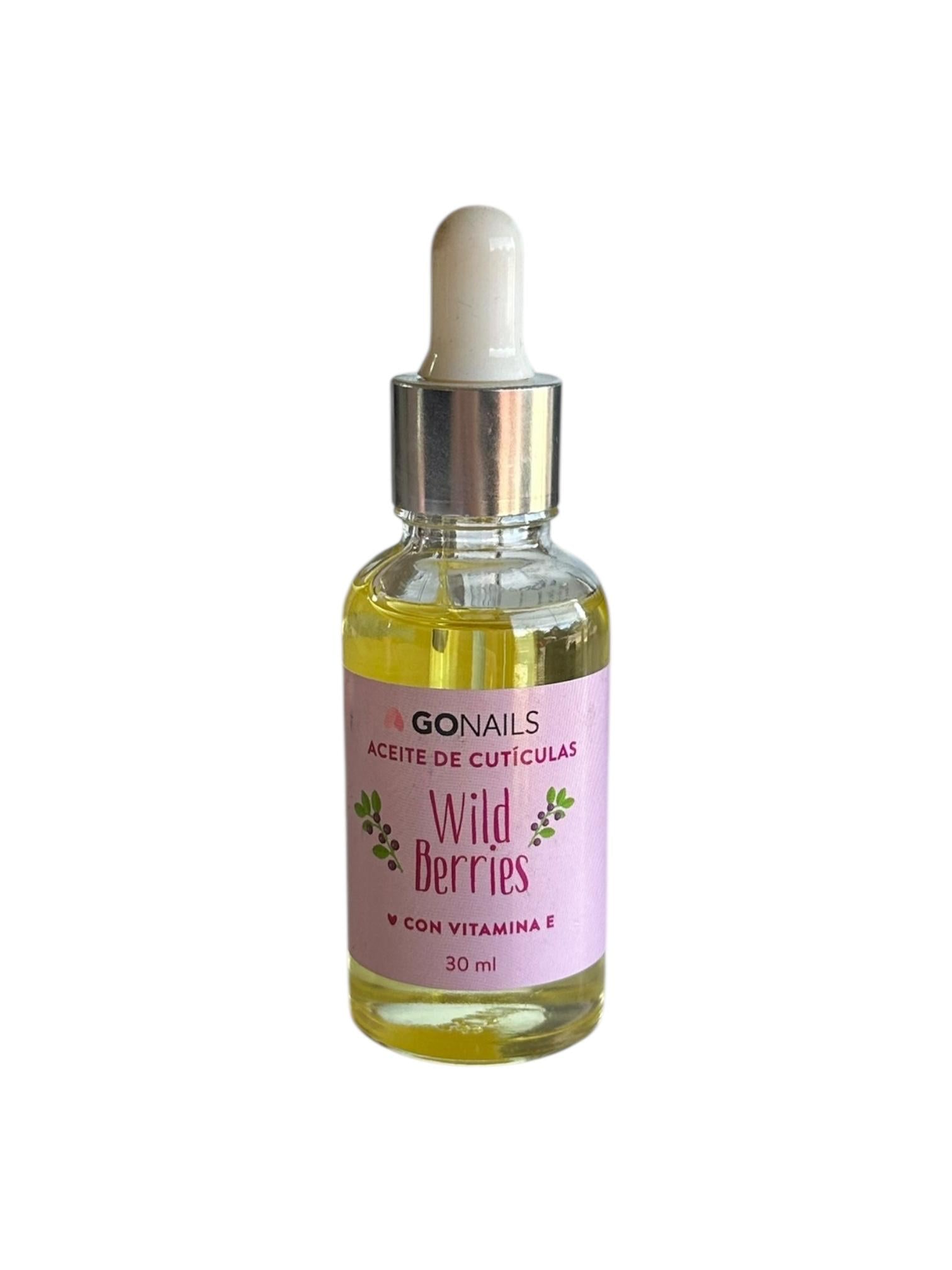 Aceite de Cuticula Wild Berries 30ml Go Nails