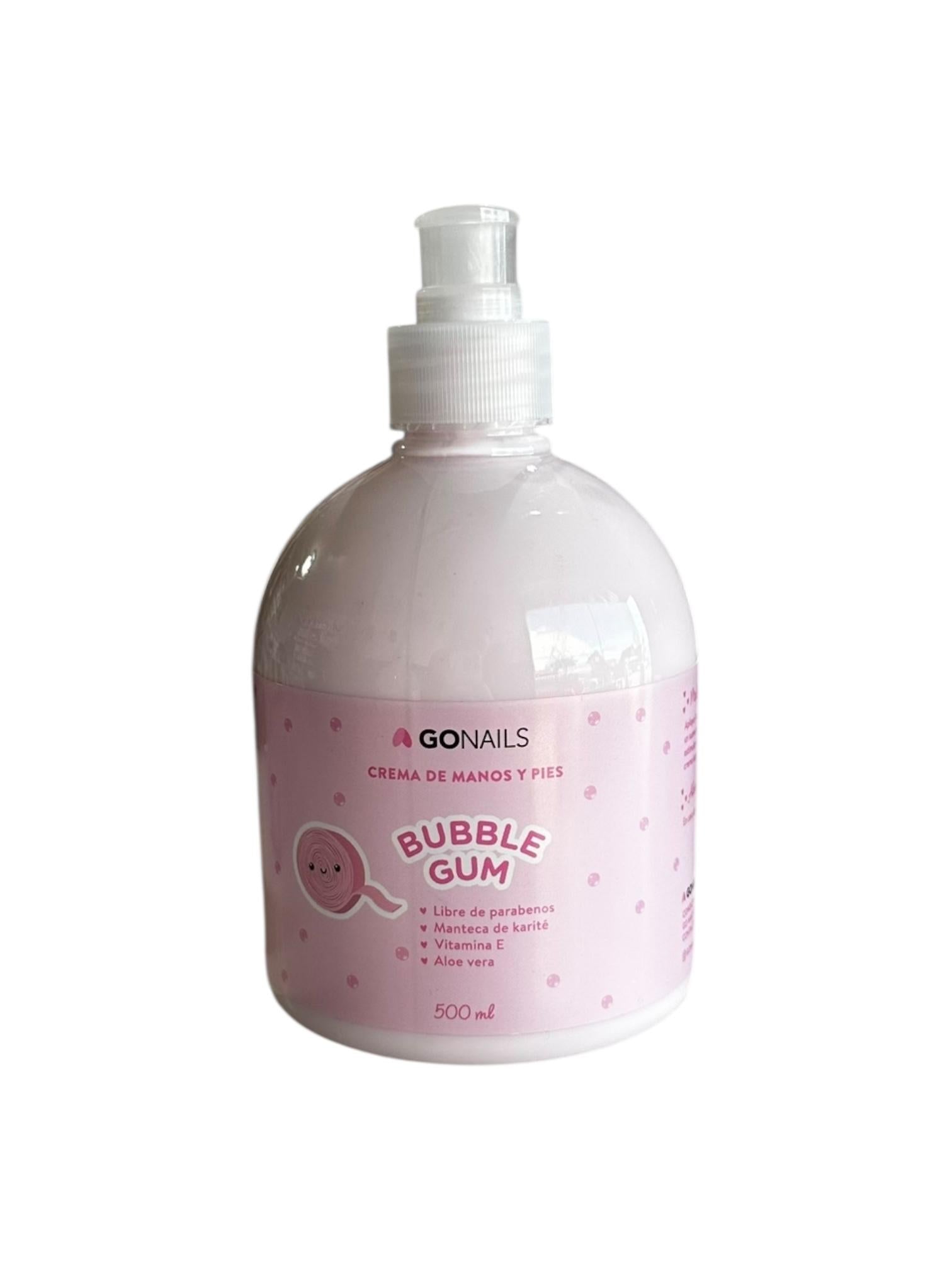 Crema Bubble Gum 500ml Go Nails