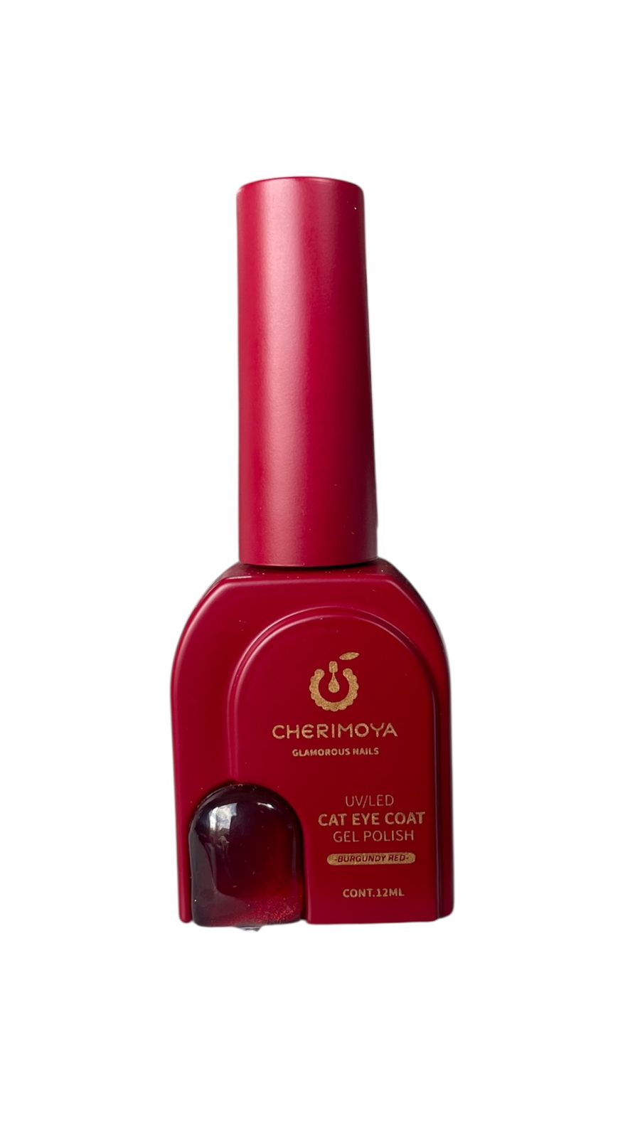 Esmalte Ojo De Gato Burgundy Red 012 12ml Cherimoya
