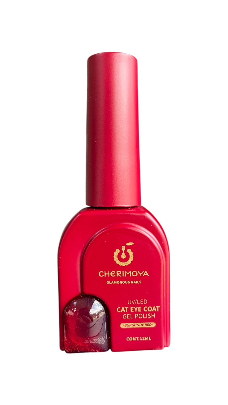 Esmalte Ojo De Gato Burgundy Red 011 12ml Cherimoya
