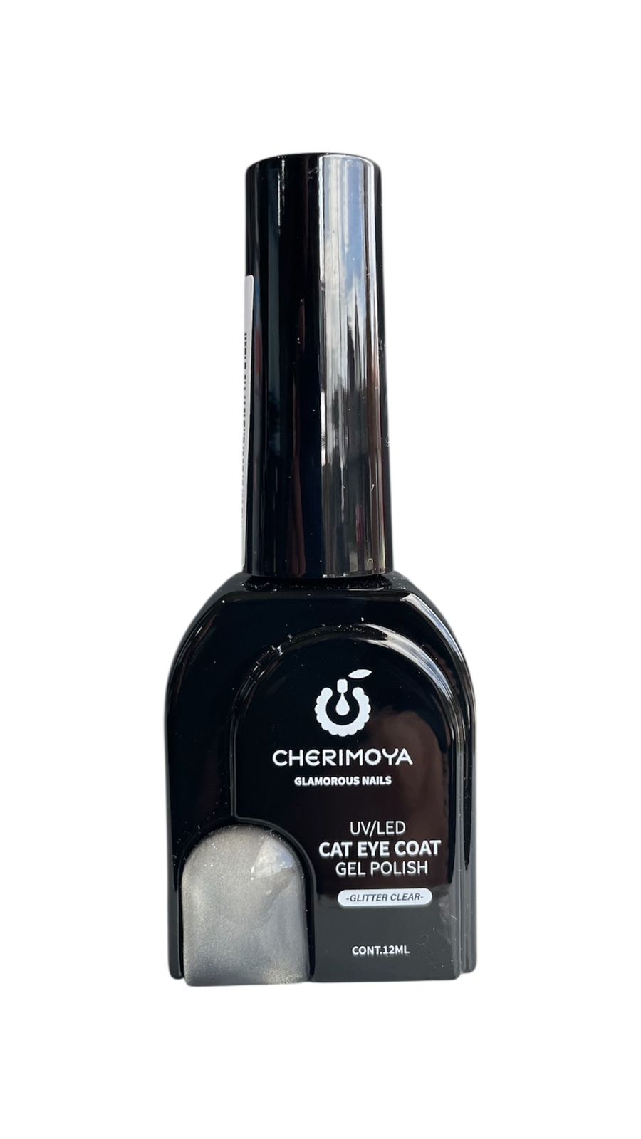 Esmalte Ojo De Gato Glitter Clear 002 12ml Cherimoya