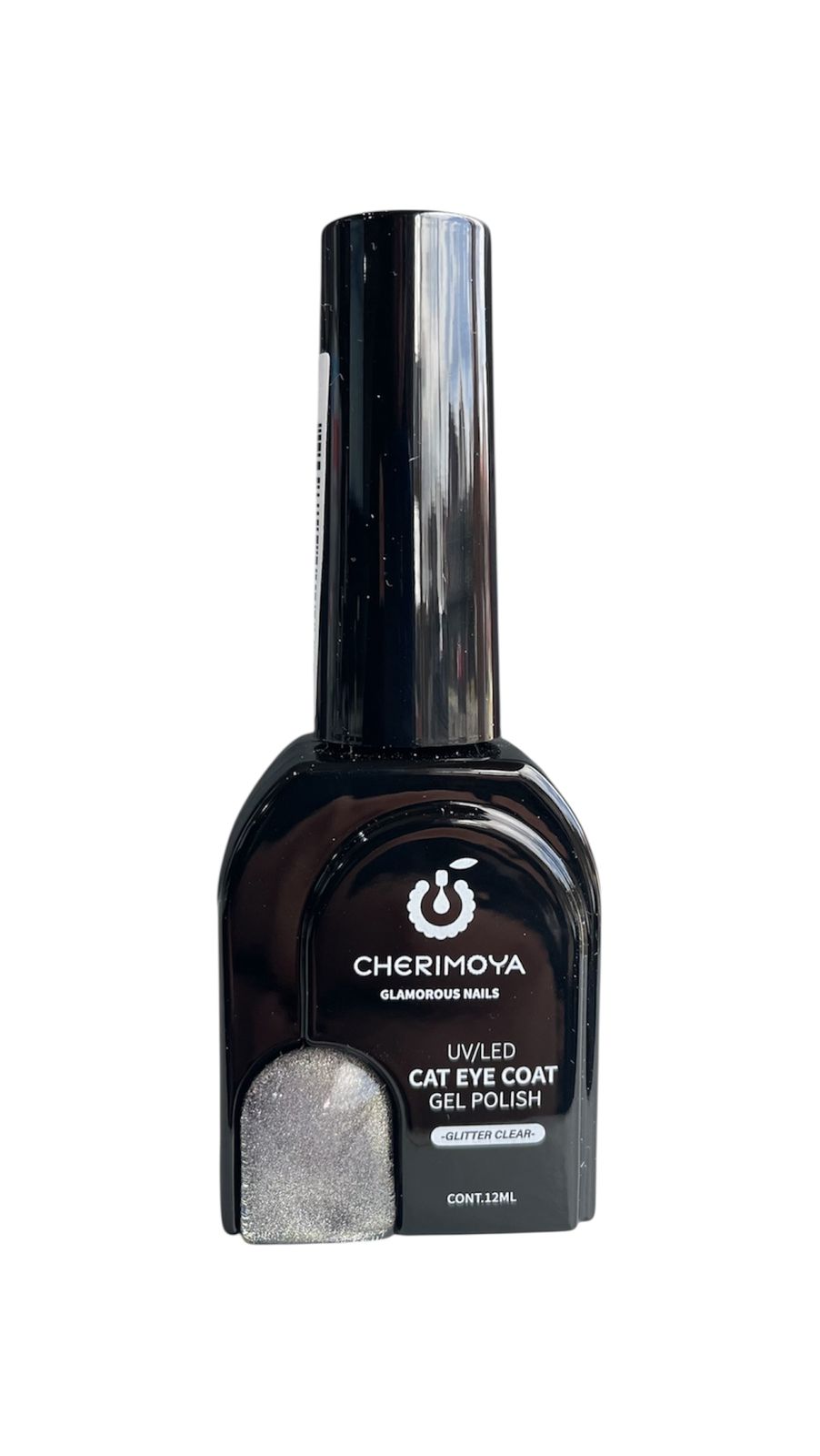 Esmalte Ojo De Gato Glitter Clear 003 12ml Cherimoya