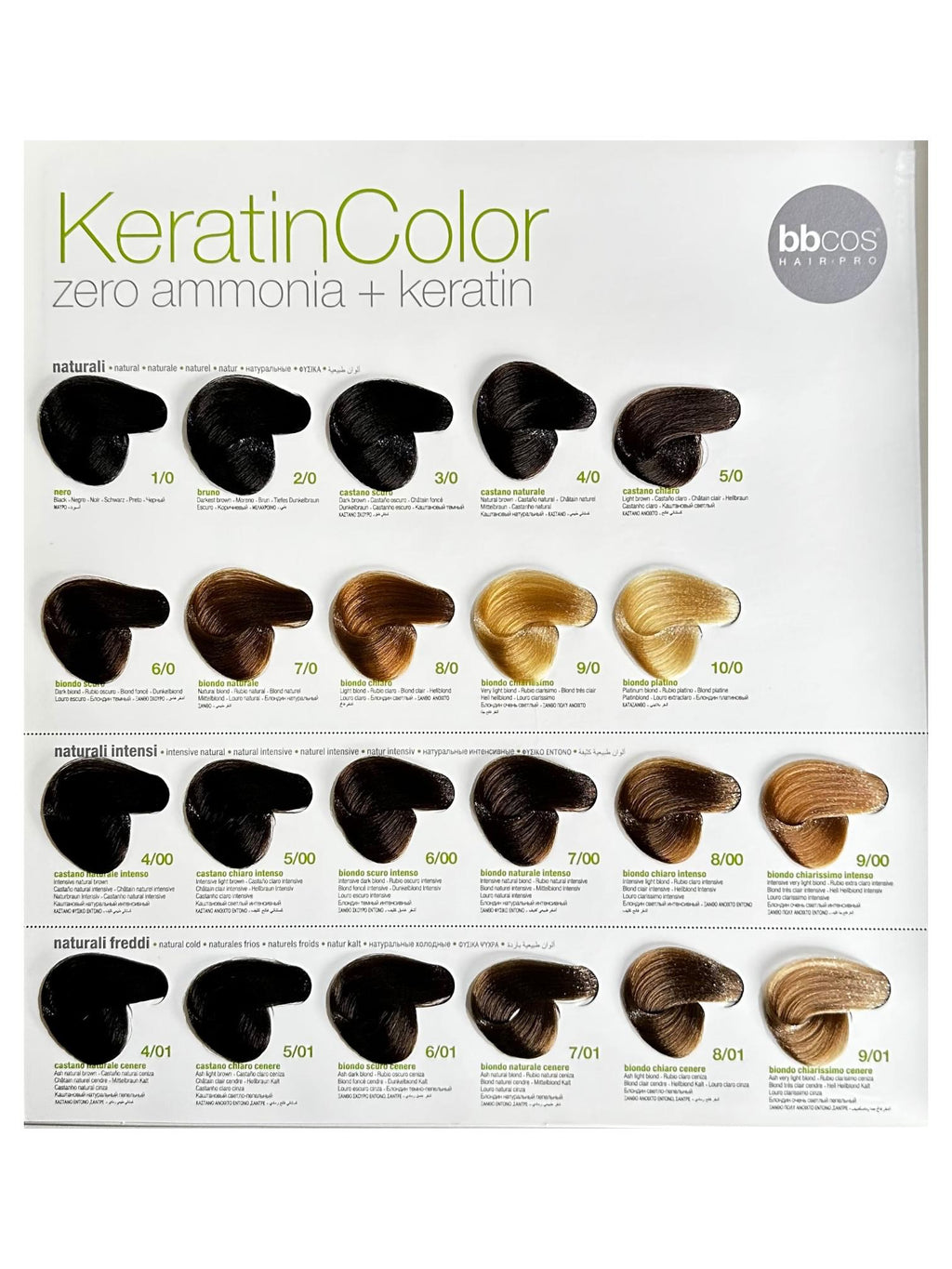 Tintura 4/01 100ml Keratin Color