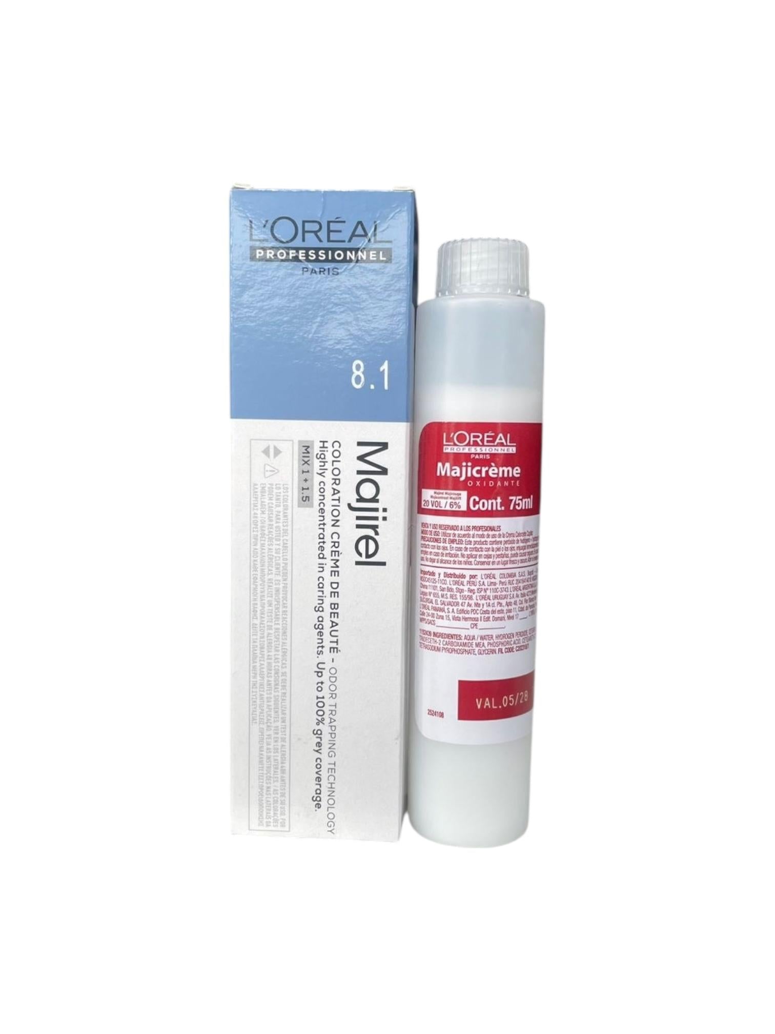 Tintura Ash 8.1 60ml R25 V522 LP Majirel