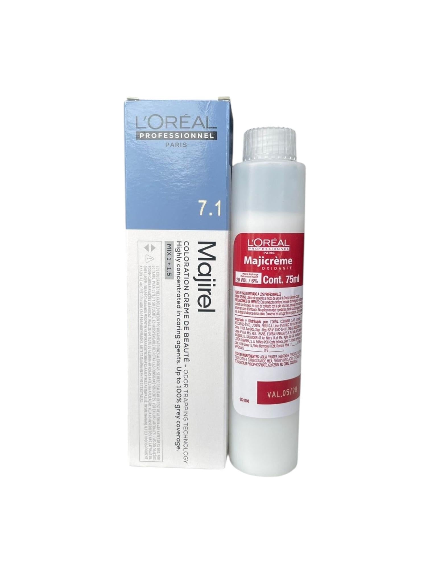 Tintura Ash 7.1 60ml R25 V522 LP Majirel