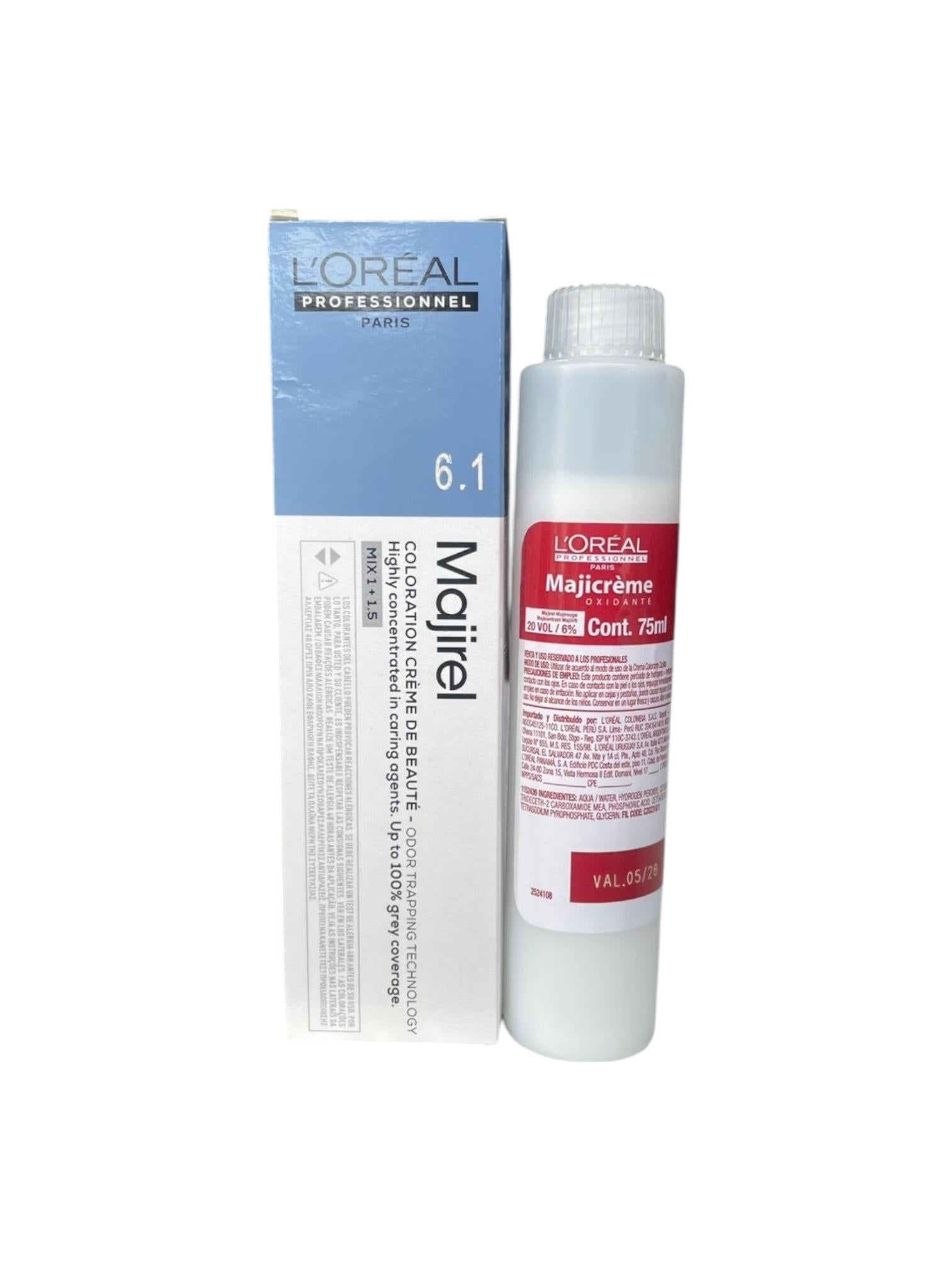 Tintura Ash 6.1 60ml R25 V522 LP Majirel